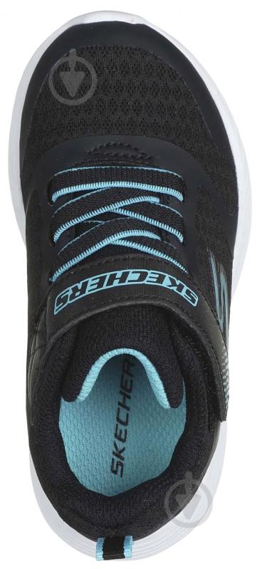 Кроссовки детские демисезонные Skechers DYNA-LITE 303562N BKBL р.26 черные - фото 4