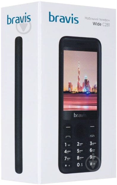 Мобільний телефон Bravis C281 Wide Dual Sim black - фото 8