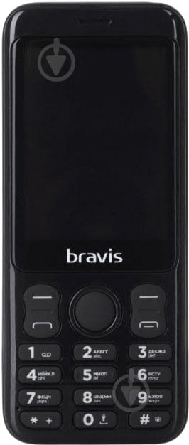 Мобільний телефон Bravis C281 Wide Dual Sim black - фото 1