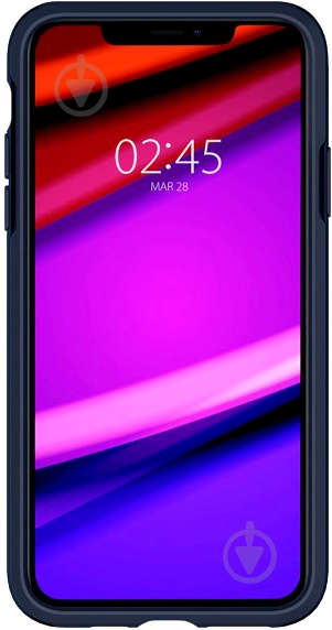 Чохол Spigen Hybrid NX Navy Blue для Apple iPhone 11 Pro Max - фото 7
