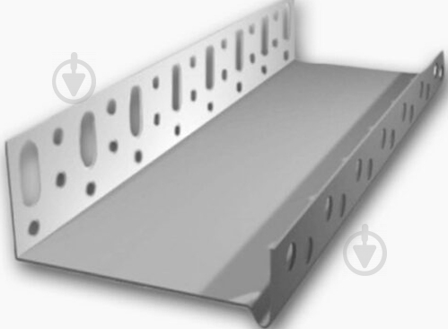 Цокольный стартовый профиль ШТУКАТУР перфорированный 53 мм 2,5 м - фото 1