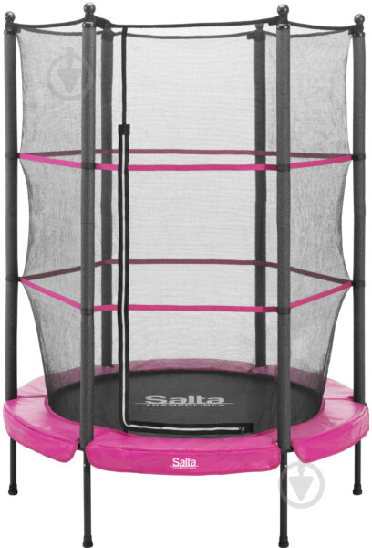 Батут Salta junior trampoline круглый 140 см pink - фото 1