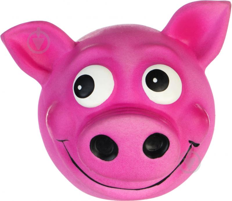 Игрушка для собак Papillon Свинка латекс со звуком 8 см - фото 1