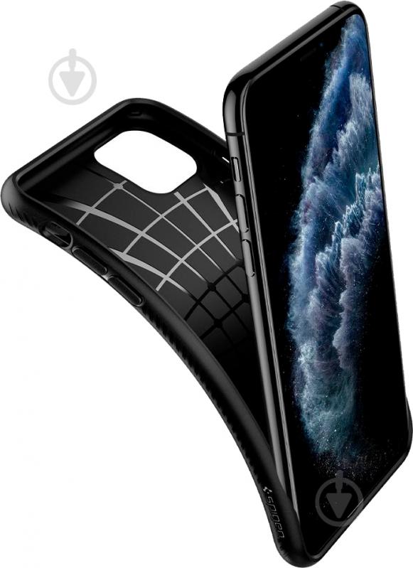 Чохол Spigen Liquid Air Matte Black для Apple iPhone 11 Pro Max - фото 6