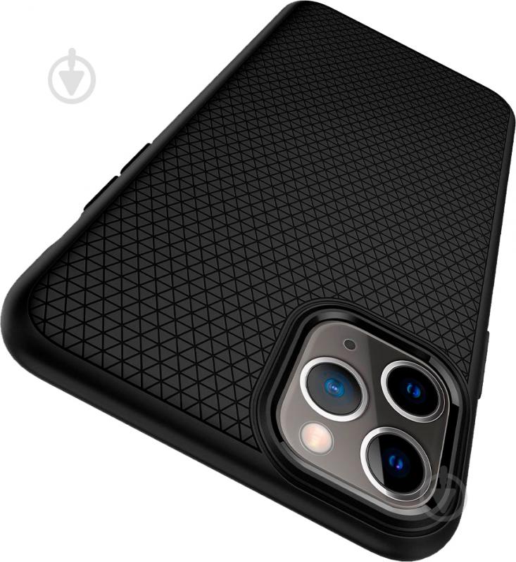 Чохол Spigen Liquid Air Matte Black для Apple iPhone 11 Pro Max - фото 3