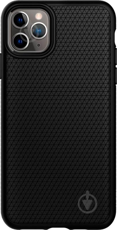 Чохол Spigen Liquid Air Matte Black для Apple iPhone 11 Pro Max - фото 1