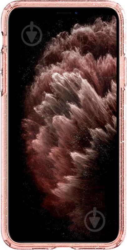 Чехол Spigen Liquid Crystal Glitter Rose Quartz для Apple iPhone 11 Pro Max - фото 6
