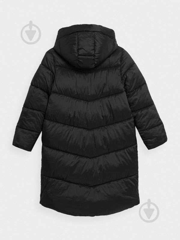 Пальто для дівчаток 4F DOWN JACKET F268 4FJAW23TDJAF268-21S чорна - фото 2