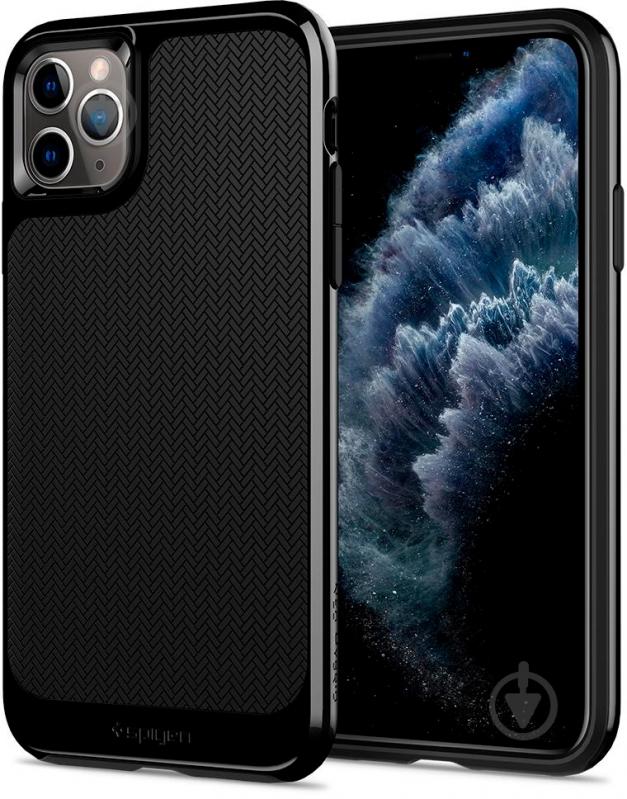 Чохол Spigen 075CS27146Neo Hybrid Jet Black для Apple iPhone 11 Pro Max - фото 5