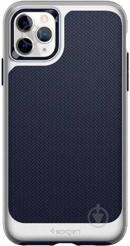Чохол Spigen Neo Hybrid Satin Silver для Apple iPhone 11 Pro Max - фото 1