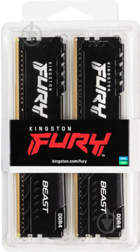 Оперативная память Kingston DDR4 SDRAM 128 GB (4x32GB) 3200 MHz (KF432C16BBK4/128) - фото 3