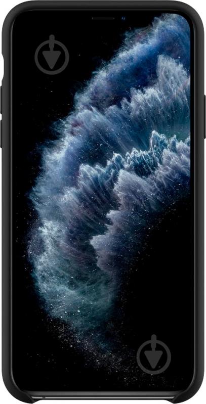 Чехол Spigen Silicone Fit Black для Apple iPhone 11 Pro Max - фото 6