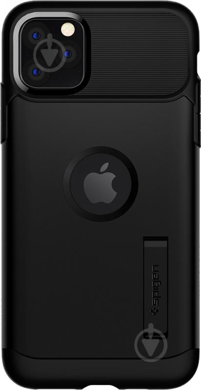 Чехол Spigen Slim Armor Black для Apple iPhone 11 Pro Max - фото 1
