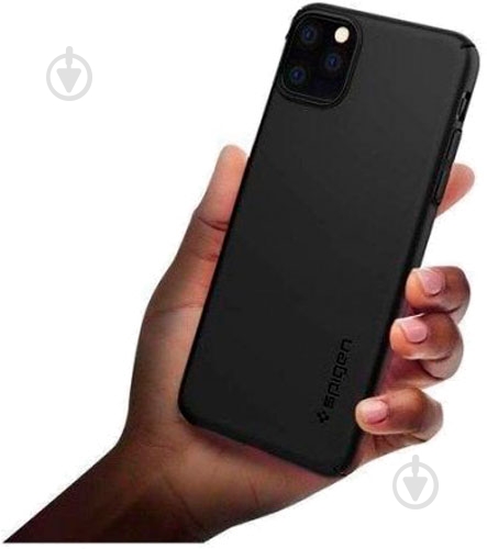 Чехол Spigen Thin Fit Air Black для Apple iPhone 11 Pro Max - фото 3