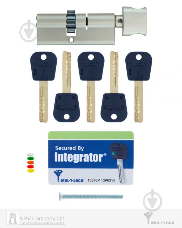 Цилиндр Mul-T-Lock INTEGRATOR 55x55 ключ-вороток 110 мм никель сатин - фото 6 Цилиндр Mul-T-Lock INTEGRATOR 55x55 ключ-вороток 110 мм никель сатин - фото 6
