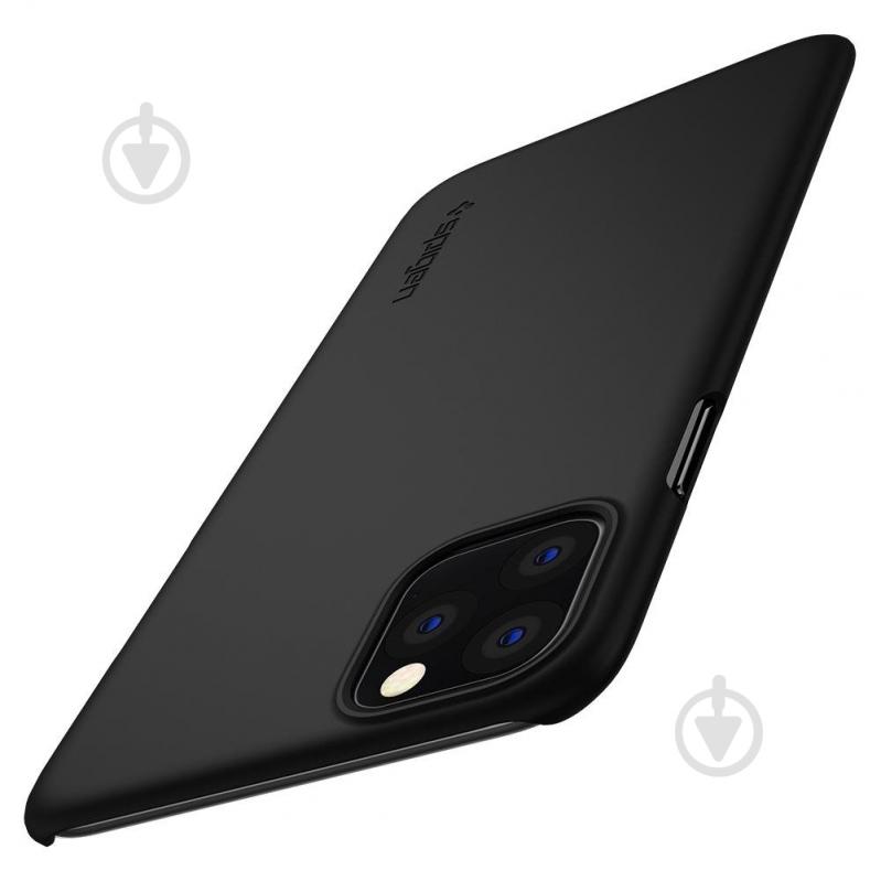 Чехол Spigen Thin Fit Black для Apple iPhone 11 Pro Max - фото 4 Чехол Spigen Thin Fit Black для Apple iPhone 11 Pro Max - фото 4