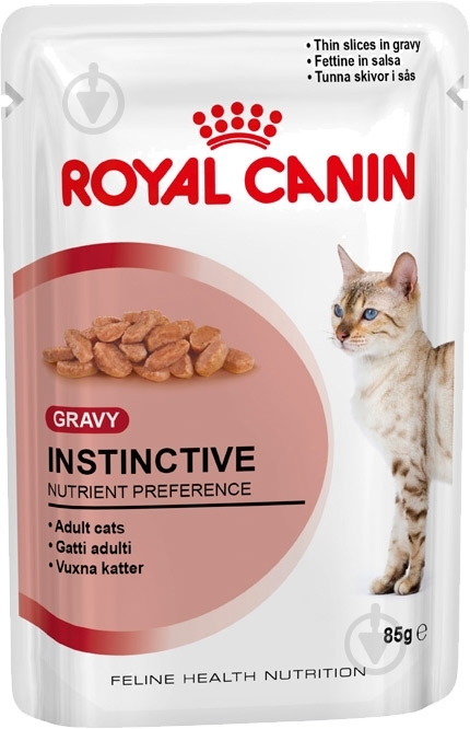 Корм вологий для дорослих котів Royal Canin Instinctive 4+6 11027 злаки, риба 85 г - фото 1