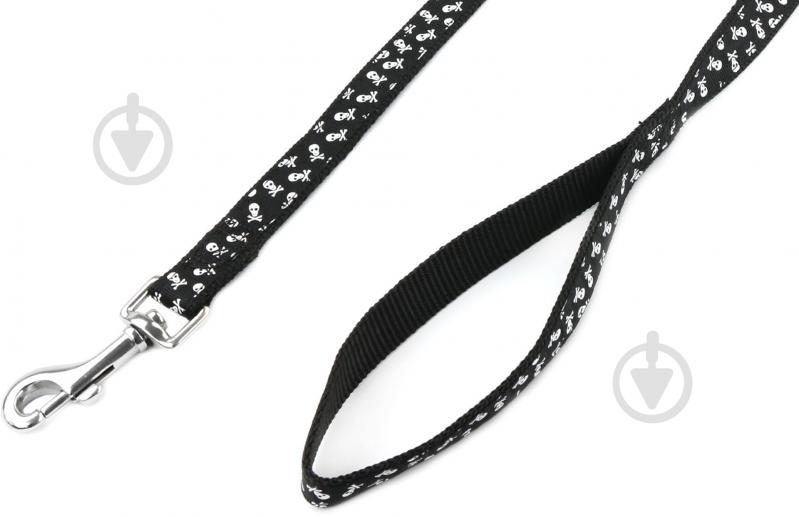 Поводок Camon с черепами 25х1200 мм - фото 2