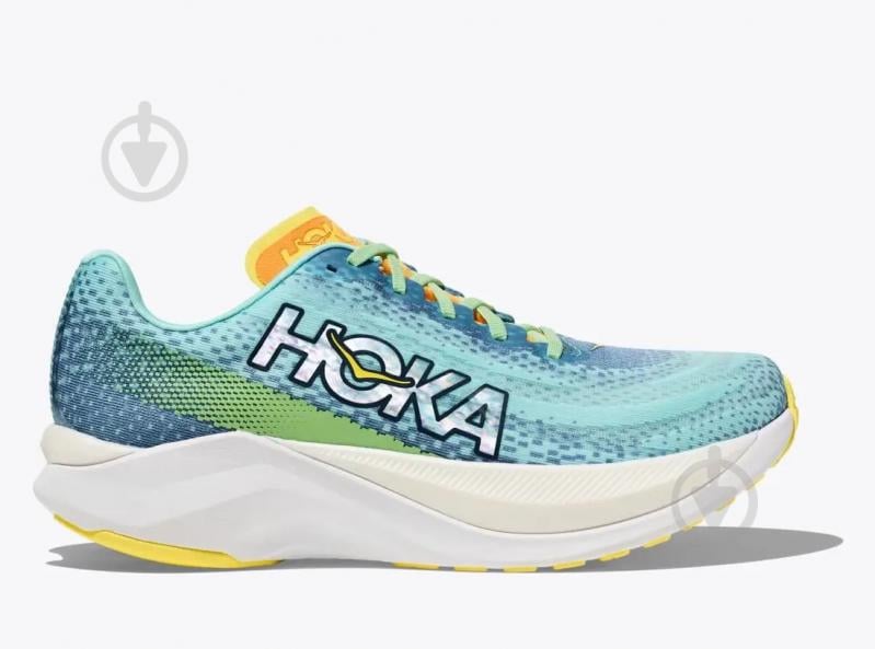 Кроссовки мужские демисезонные Hoka MACH X 1141450-DDL р.42 2/3 синие - фото 1