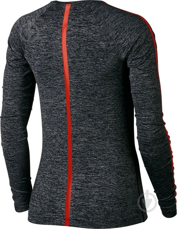 Футболка Nike W NP HPRCL TOP LS HEATHER 889631-011 р.M черный - фото 2