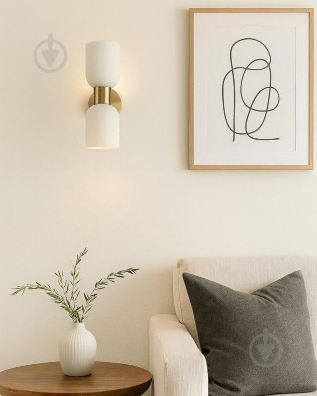 Бра Edlin Aurora 12 Вт E27 латунь PL321155W-2 - фото 2