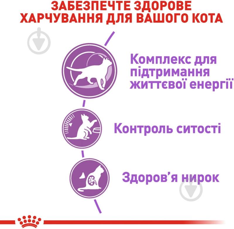 Корм сухой для стерилизованных кошек от 7 лет, которые выпрашивают пищу Royal Canin Sterilised Appetite Control 7+ домашняя птица, кукуруза 1,5 кг - фото 5 Корм сухой для стерилизованных кошек от 7 лет, которые выпрашивают пищу Royal Canin Sterilised Appetite Control 7+ домашняя птица, кукуруза 1,5 кг - фото 5