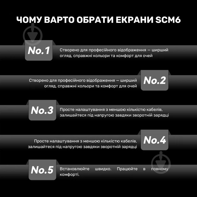 Монітор Blackview SCM8 Single Grey/Black 15,3" (BVSCM8) - фото 6
