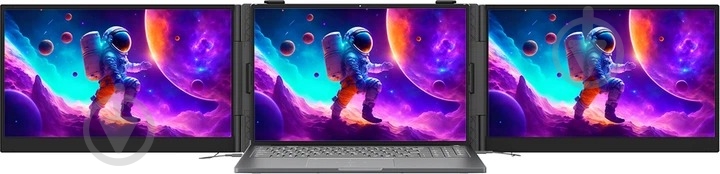 Монитор Blackview DCM8 Dual Screen Grey/Black 15,3" (BVDCM8) - фото 2