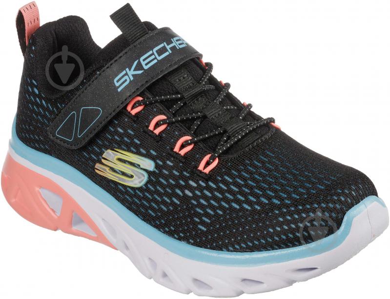 Кроссовки для девочек Skechers Glide-Step 302472L BBLP р.33 черные - фото 3