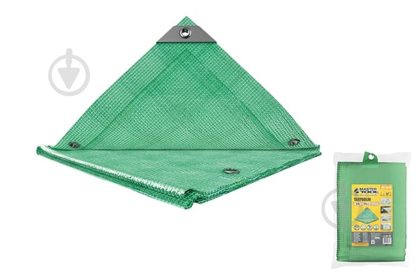 Тент MasterTool 6х8 м Leno Green 150 г/м² (89-3608) - фото 3