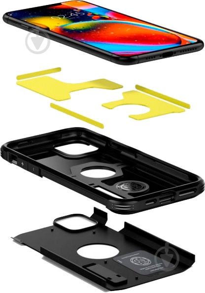 Чехол Spigen Tough Armor Black для Apple iPhone 11 Pro - фото 5