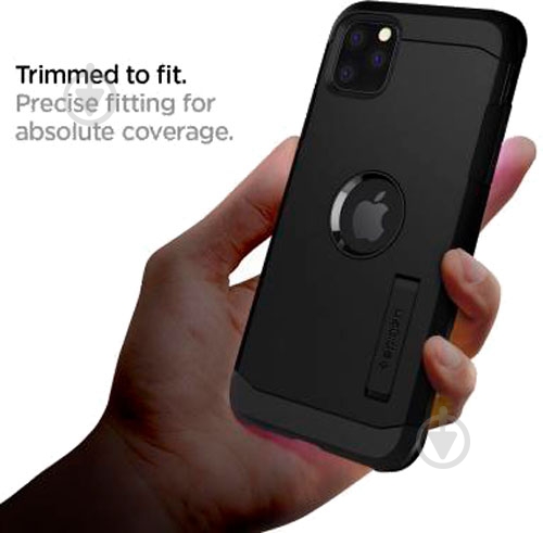 Чехол Spigen Tough Armor Black для Apple iPhone 11 Pro - фото 9