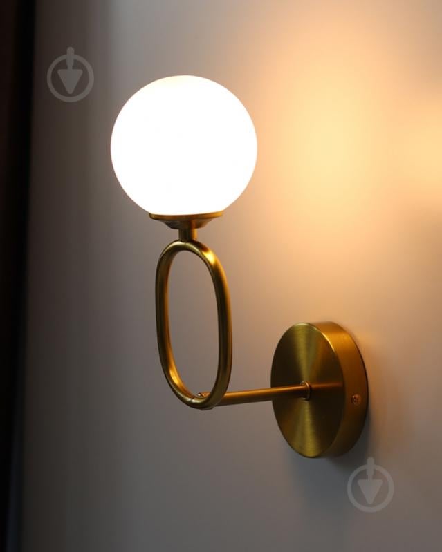 Бра Edlin Sonte 10 Вт G9 латунь PL321159-1 - фото 8