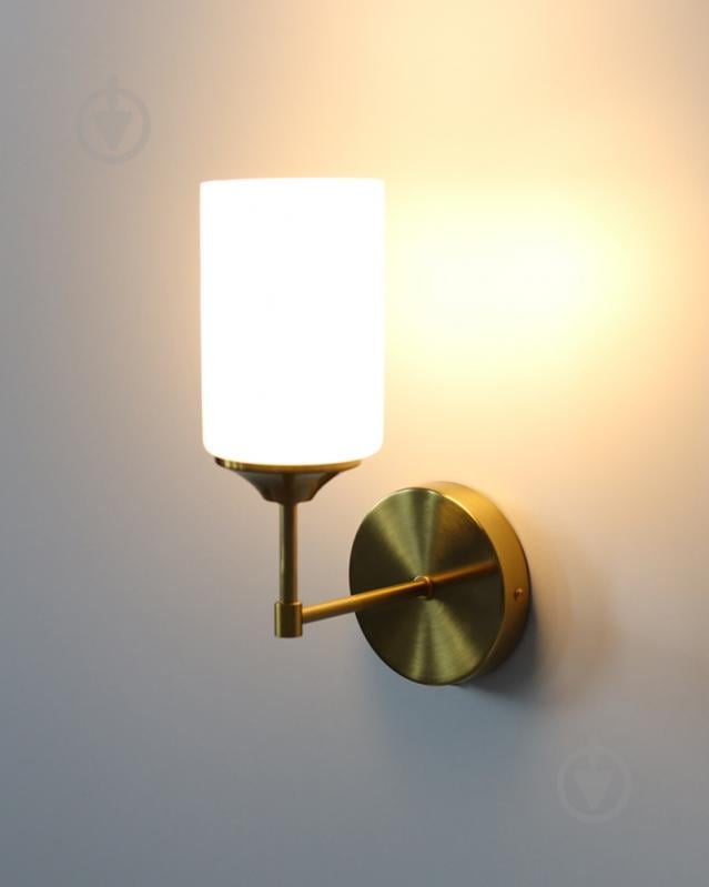 Світильник настінний Sensio Tiara 15 Вт E27 золото PL321161W-1 - фото 5 Світильник настінний Sensio Tiara 15 Вт E27 золото PL321161W-1 - фото 5