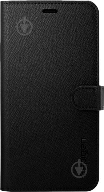 Чехол Spigen Wallet S Saffiano Black для Apple iPhone 11 Pro - фото 1