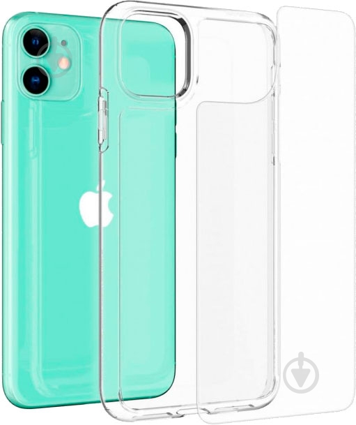 Чохол Spigen Quartz Hybrid Crystal Clear для Apple iPhone 11 - фото 1