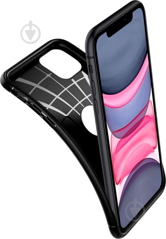 Чохол Spigen Rugged Armor Matte Black для Apple iPhone 11 - фото 6 Чохол Spigen Rugged Armor Matte Black для Apple iPhone 11 - фото 6
