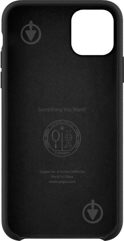 Чехол Spigen Silicone Fit Black для Apple iPhone 11 - фото 3 Чехол Spigen Silicone Fit Black для Apple iPhone 11 - фото 3