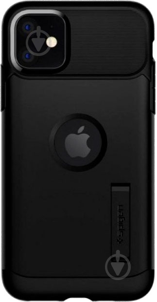 Чехол Spigen Slim Armor Black для Apple iPhone 11 - фото 1 Чехол Spigen Slim Armor Black для Apple iPhone 11 - фото 1
