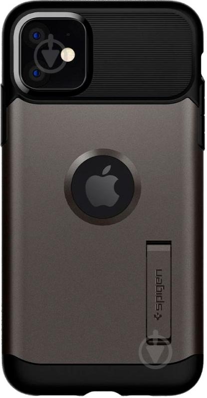 Чохол Spigen Slim Armor Gunmetal для Apple iPhone 11 - фото 1