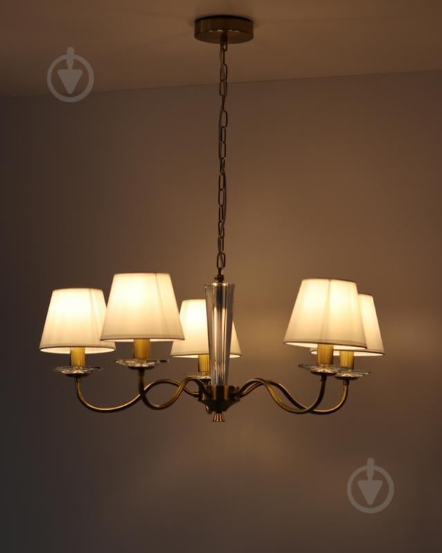 Люстра Edlin Moren 5x12 Вт E14 PL321167-5 - фото 4 Люстра Edlin Moren 5x12 Вт E14 PL321167-5 - фото 4