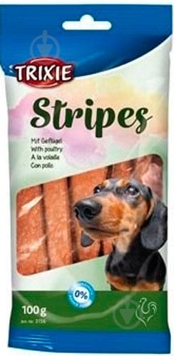 Ласощі Trixie Stripes Light з м'ясом домашньої птиці 100гр 10шт. - фото 1