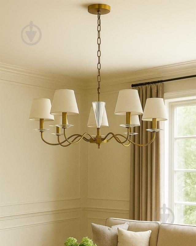 Люстра Edlin Moren 7x12 Вт E14 PL321167-7 - фото 2