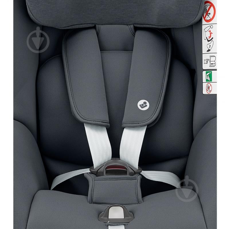 Автокресло Maxi-Cosi Pearl Smart i-Size Authentic Graphite серый 8796550120 - фото 13