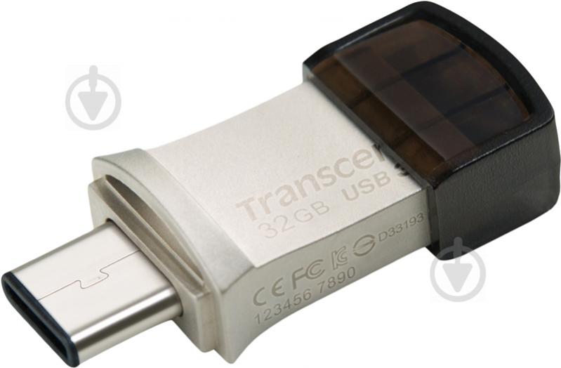 Флеш-память USB Transcend JetFlash 890 32 ГБ USB Type-CUSB 3.1 (TS32GJF890S) - фото 2