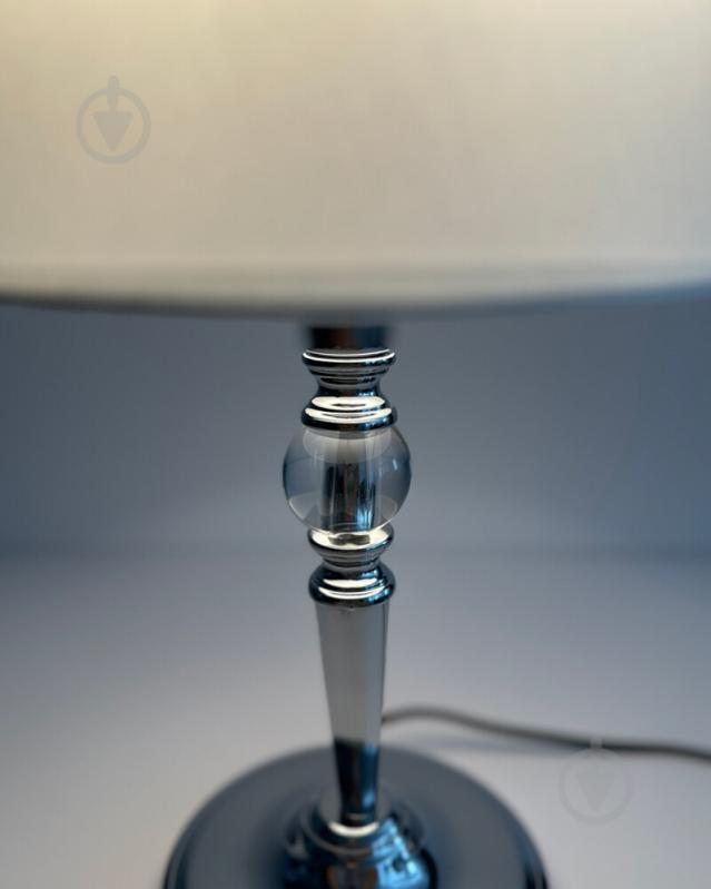 Настільна лампа Edlin Natano 1x12 Вт E14 хром PL321168T-1 - фото 5