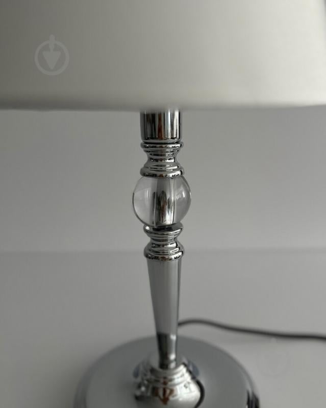 Настільна лампа Edlin Natano 1x12 Вт E14 хром PL321168T-1 - фото 3