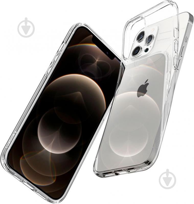 Чехол Spigen Crystal Flex Crystal Clear для Apple iPhone 12Apple iPhone 12 Pro - фото 7