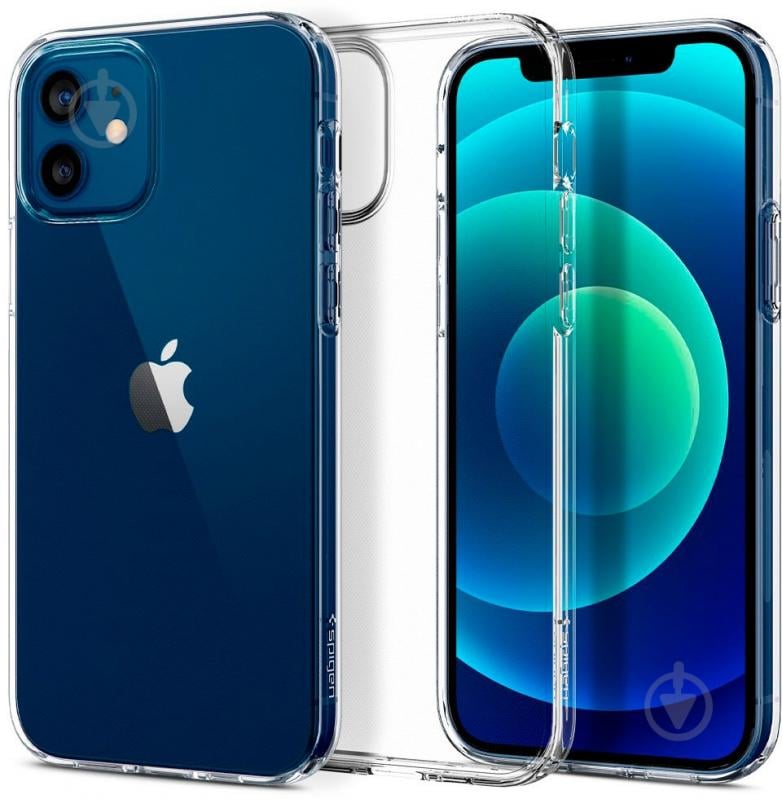 Чехол Spigen Crystal Flex Crystal Clear для Apple iPhone 12Apple iPhone 12 Pro - фото 4