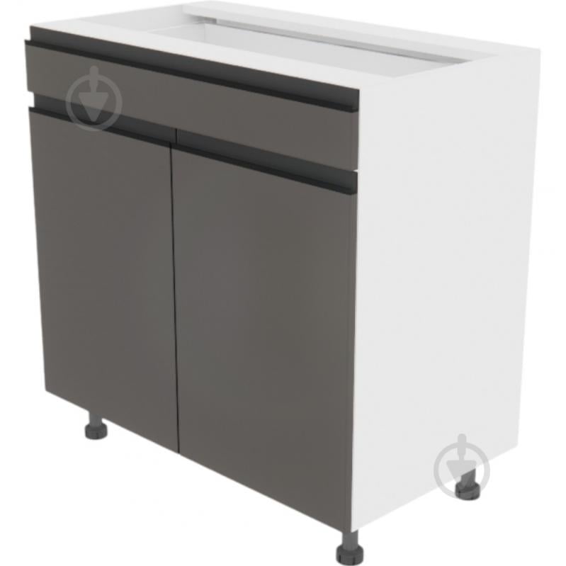 Тумба нижня Софі ( Н 80 ДШ FAVORIT) графіт сірий/білий Світ Меблів - фото 1